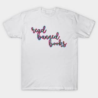 Colorful Read Banned Books T-Shirt